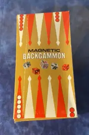 Magnetic BACKGAMMON, travel game for the whole family, FUN !!!