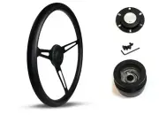 SAAS Steering Wheel SW702PSB & boss for Subaru Sambar Van 4th GEN 1982-1990