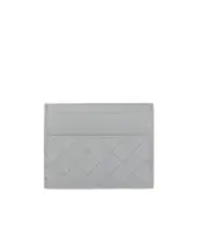 Bottega Veneta Intrecciato Credit Card Case One size Gray