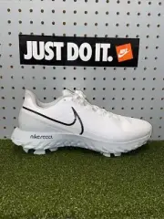 Nike Men React Infinity Pro Golf Shoes White Black CT6621 105 Size 13 *Wide* New