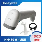 Honeywell HH450-0-1USB 1D 2D Wired Handheld Barcode Scanner with USB Cable&Stand