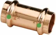Viega 78072 2" x 2" ProPress Copper Coupling with Stop, Press Connection