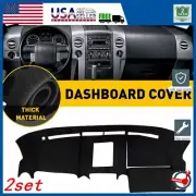 2x Dash?Mat?For?Dashmat?04-08?Ford?F150?Sun?Shade?Pad?Car?Dashboard?Cover?Black (for: Ford)