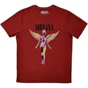 Nirvana In Utero T-Shirt Red New