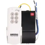 Anderic 63T-AC83T KIT Universal 3 Speed LED Ceiling Fan Remote Control w/ Timer