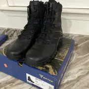 Bates Men's Delta-8 Side-Zip Boot Black - E02348, w/ICS Technology NEW Sz 14 M