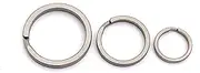 Flytanium Titanium Split Key Rings - Set of 3