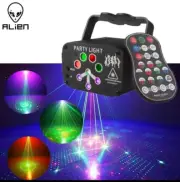 Alien RGB Mini DJ Disco Laser light projector , Sound strobe