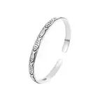Fish Bangle Bracelet 925 Sterling Silver Bangle Adjustable Bangle