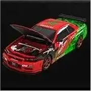 Decorative Car Model 1:64 for GT-R R34 Diecast Miniature Hand-Painted Car Model Desktop Decoration Perfect for Gifting