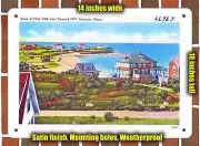 METAL SIGN - Massachusetts Postcard - First Cliff From Second Cliff, Sc