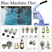 Universal Blue Machine Dies for Fixing Jeans Buttons Press Studs Snap Poppers