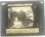 Magic Lantern Slide - Pageant of America The Rude Bridge