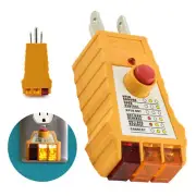 JQ-9914A Receptacle Tester For Standard AC Outlets Socket Tester with GFCI Check