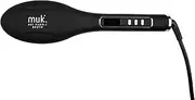 MUK. Hot Paddle Brush - Hot hair brush Ceramic Tourmaline Coated Bristles for Smooth, Frizz Free Styling. 5 Temperature Settings with LED Display. Professional Hair Straightener Brush