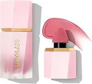 SHEGLAM Makeup - Color Bloom Liquid Blush Matte Finish - Long-wearing Waterproof Gel-Cream Blush with Sponge Tip Applicator (Love cake)