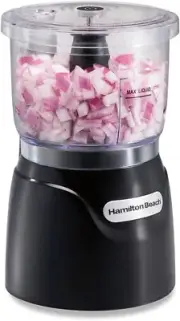 Electric Vegetable Chopper & Mini Food Processor, 3-Cup, 350 Watts