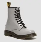 Dr Martens Doc 8 Hole 1460 Grey Lucido Patent 27635076