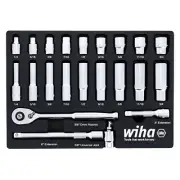 33796 22 Piece 3/8" Drive Professional Standard and Deep Socket Tray Set - SAE
