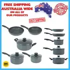 5 Piece Cookware Set Frypan Casserole Saucepan Pot Non-Stick Fry Pan Cooking NEW