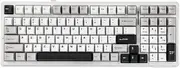 EPOMAKER x Aula F99 Wireless Mechanical Keyboard, Hot Swappable Gasket Custom Gaming Keyboard with Five-Layer Padding, Bluetooth/2.4GHz/USB-C, 8000mAh Battery (White Grey, Graywood V3)
