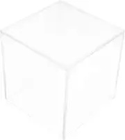 Baluue 1pc Acrylic Display Box Transparent Storage Case for Collectible Models Sturdy Cube Design for Figures and Toys High Clarity Showcase