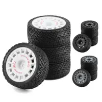 在飛比找蝦皮購物優惠-1/10 RC 賽車輪胎公路輪胎車輪上用於田宮 TT01 T