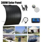 380W Flexible Solar Panel Kit 12V 380 Watt Mono Camping Power Charging Battery