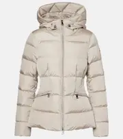 [Moncler] Moncler Avoce hooded down jacket UK 18 beige