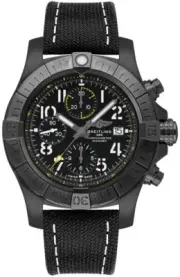 New Breitling Avenger Chrono Automatic Black Titanium Men's Luxury Sports Watch