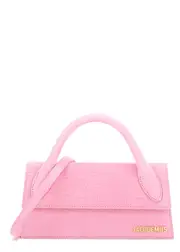 Jacquemus Le Chiquito Long Leather top Handle bag - Pink One Size