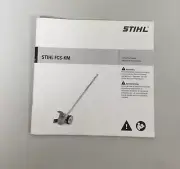 New OEM Genuine STIHL FCS-KM Straight Shaft Edger Attachment Instruction Manual