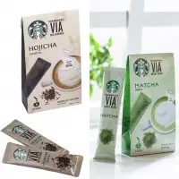 在飛比找蝦皮購物優惠-星巴克 福吉茶 抹茶 阿里山烏龍 即溶via 抹茶粉 伯爵紅