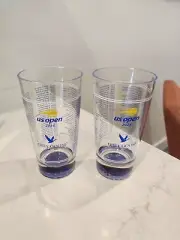 2 US Open 2024 Tennis Grey Goose Vodka Honey Deuce Plastic Tumbler Cups Limited