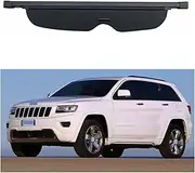 Trunk Cargo Cover Compatible With Jeep Grand Cherokee 2011-2016 Rear Luggage Curtain Partition Privacy Car Accessories(Grey)