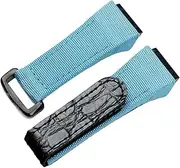 [BANDKIT] 25mm Men Nylon Fabric With Leather Watchband For Richard Watch Mille Strap Band Bracelet Buckle For Spring Bar Version