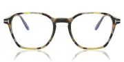 Tom Ford FT5804-B Blue-Light Block 055 Men's Glasses Tortoiseshell Size 50 - Private Health Rebate - Blue Light Block Available