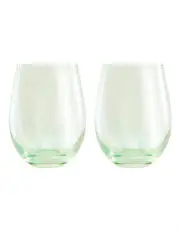 [Maxwell & Williams] Glamour Stemless Glass 540ml Set of 2 Gift Boxed in Green