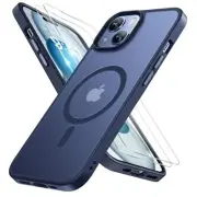 Magnetic Series Designed for iPhone 15 Case iPhone 15 6.1" Dark Blue