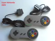 2 New Super Nintendo SNES System Console Controller 16-Bit 6FT Retro Control Pad