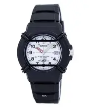 Casio Enticer Analog White Dial Wire Protectors HDA-600B-7BVDF 100M Mens Watch