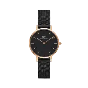 Daniel Wellington Petite 32 Ashfield Rose Gold & Black Watch