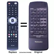 New RAK-SC304W Replace Remote For Technics Stereo Integrated Amplifier SU-X120