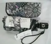 Vera Bradley MIMOSA MEDALLION Mini UMBRELLA w/ Sleeve 4 PURSE Bag TOTE CAR NWT