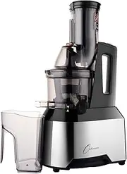 OPTIMUM 600M Home Cold Press Juicer - The New Compact and Stylish Model of our Reliable and Top Sales Range of Juicers, Induction Motor 200W, 40 to 45 rpm