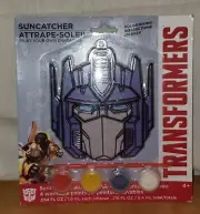 Transformers Suncatcher Paint Your Own Optimus Prime Art Kit Craft New