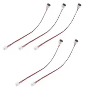 5 Pcs Microphone Vocal Cord Electronic Components Electret Condenser