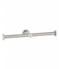 Presale Bobrick Fino B9547 Double Toilet Roll Holder - Silver 34Mmhx75mmdx266mmw