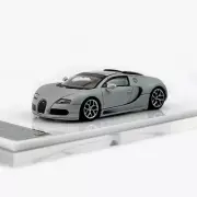 Mortal 1/64 Scale Bugatti Veyron Matte Silver Diecast Car Model Toy Gift