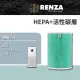 【RENZA】適用MI 小米空氣淨化器4代 小米4 小米四 空氣清淨機(2合1HEPA+活性碳濾網 濾芯 含RFID晶片)